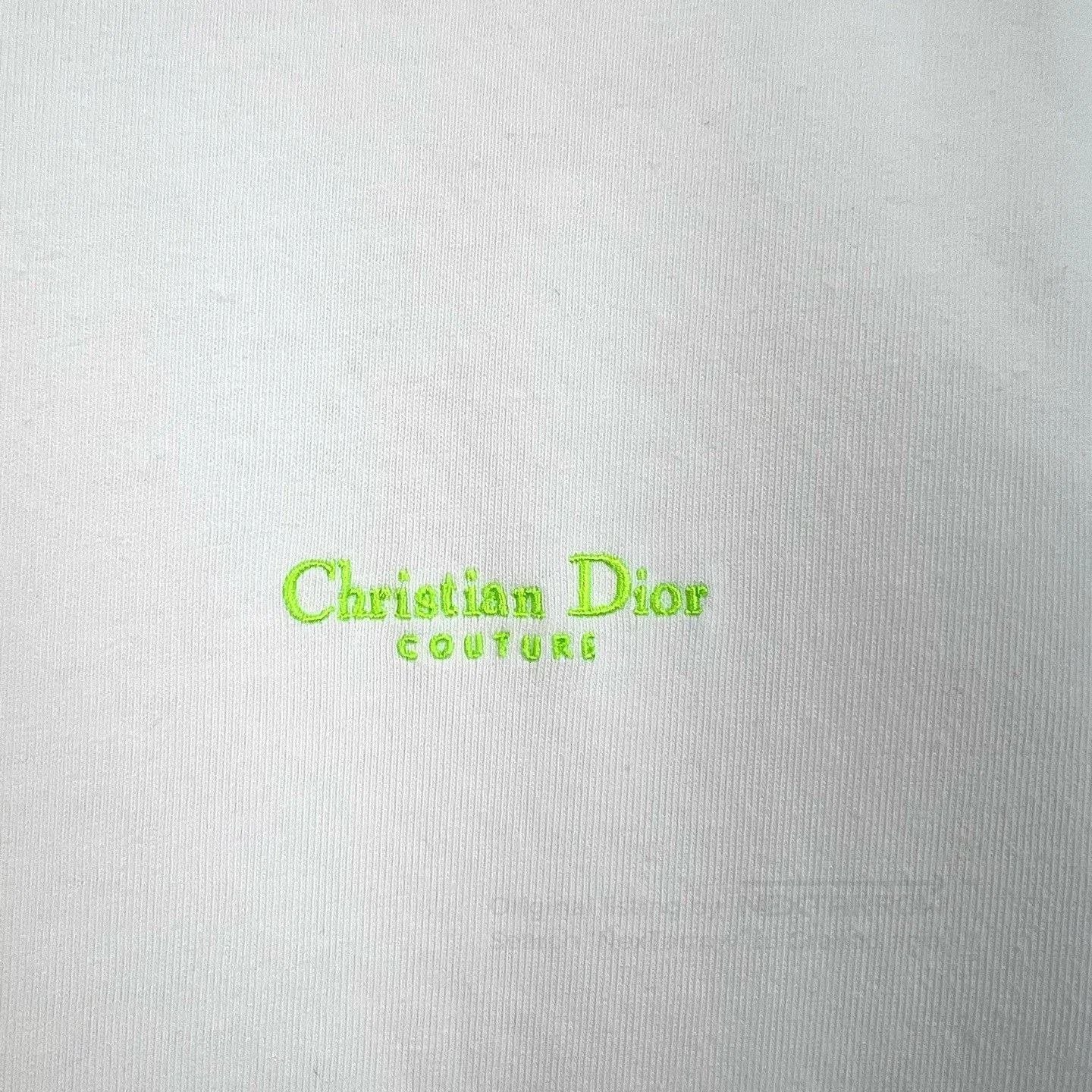 Dior Dior White Embroidered Logo Loose T-shirt. Size S / US 4 / IT 40 - 4 Thumbnail