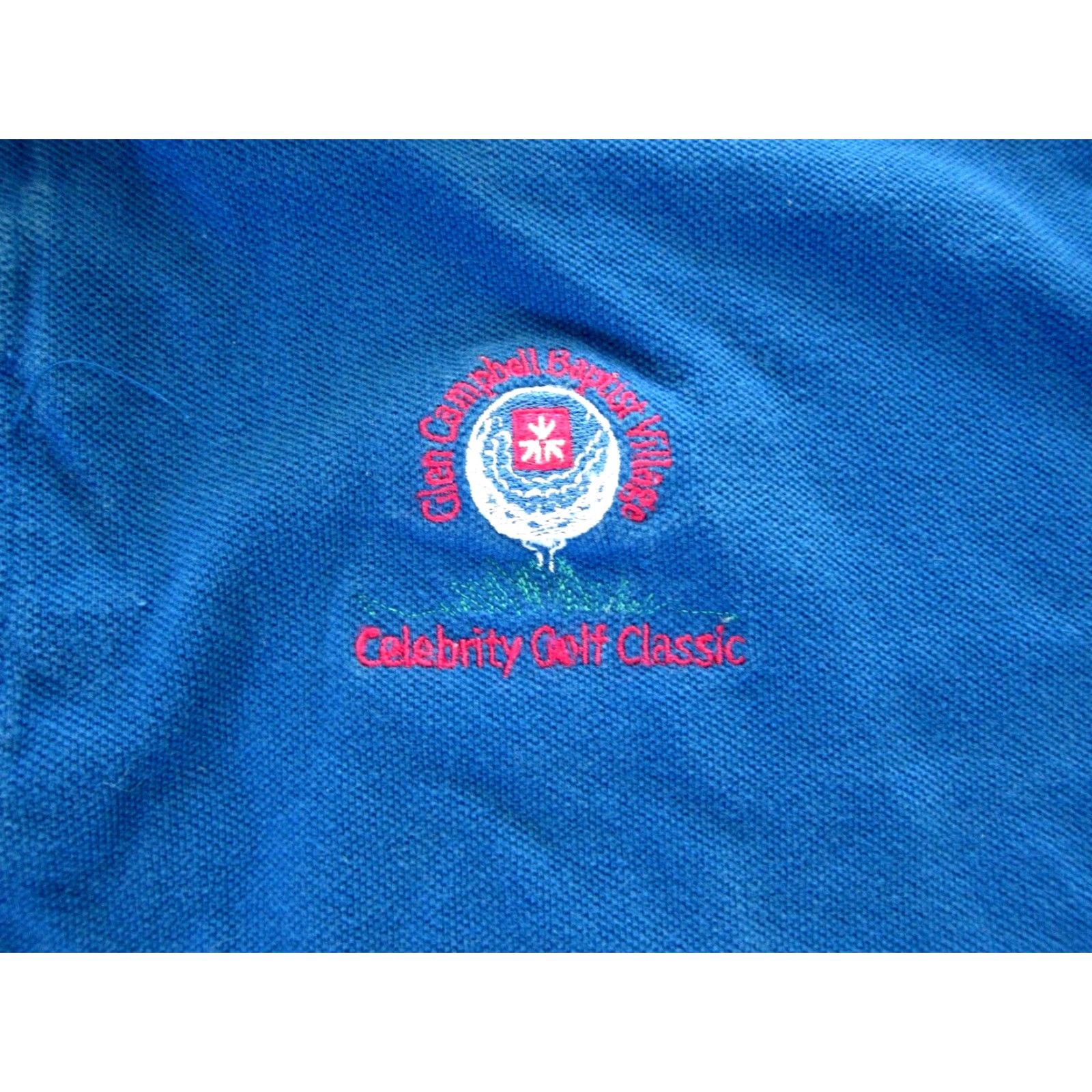 Vintage Vtg Boardwalk Blue Polo XL shirt Men Celebrity Golf Classic Size US XL / EU 56 / 4 - 4 Thumbnail