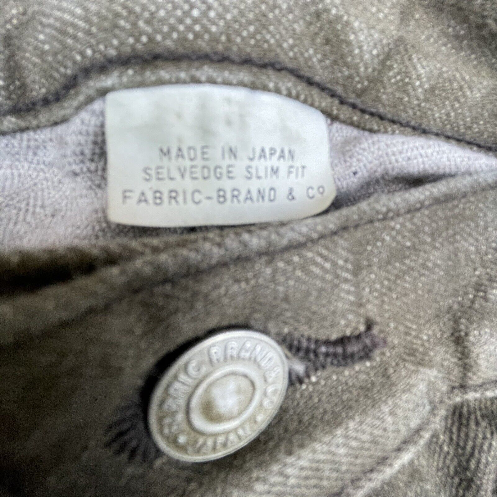 Fabric Brand & Co. Fabric Brand & Co Jeans 38 Japanese Selvedge Slim Fit Cairo Size US 38 / EU 54 - 10 Thumbnail