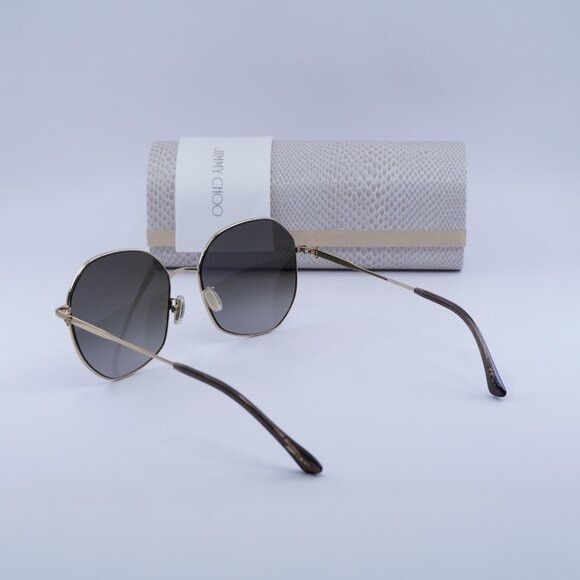 Jimmy Choo Jimmy Choo ASTRA/F/SK 0000 HA Sunglasses Gold Geometric Size ONE SIZE - 12 Thumbnail