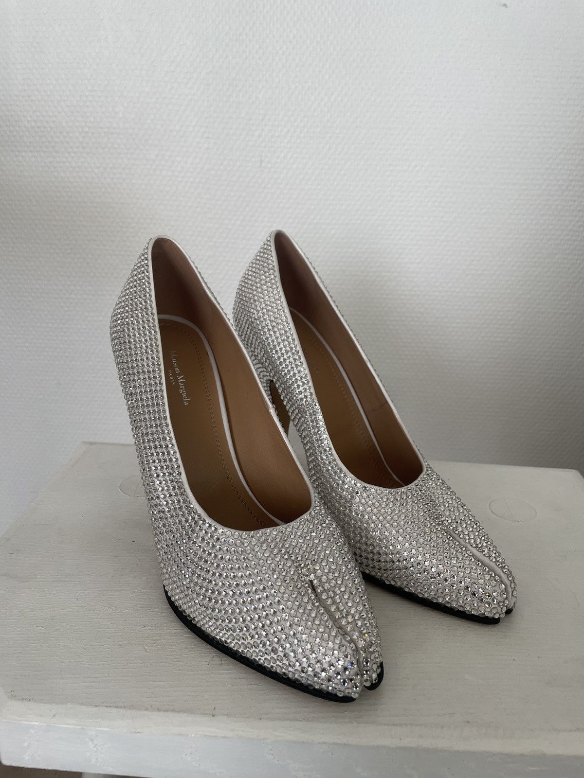 Maison Margiela Tabi silver heels Size US 9 / IT 39 - 2 Thumbnail