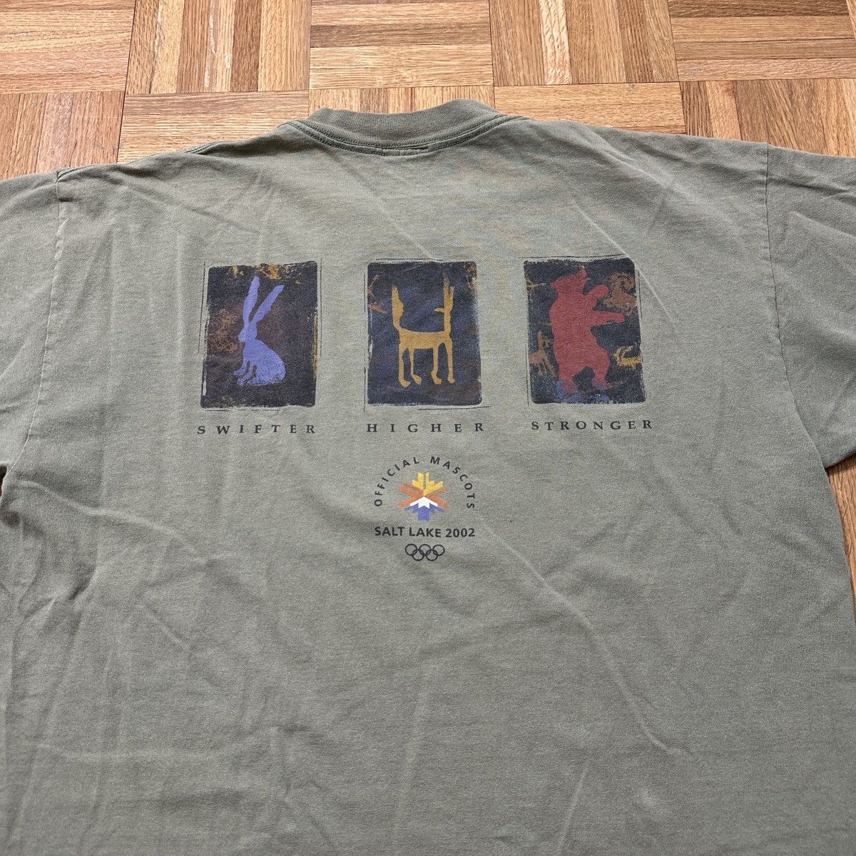USA Olympics Vintage Salt Lake City 2002 Olympics Mascots tee Size US XL / EU 56 / 4 - 3 Thumbnail