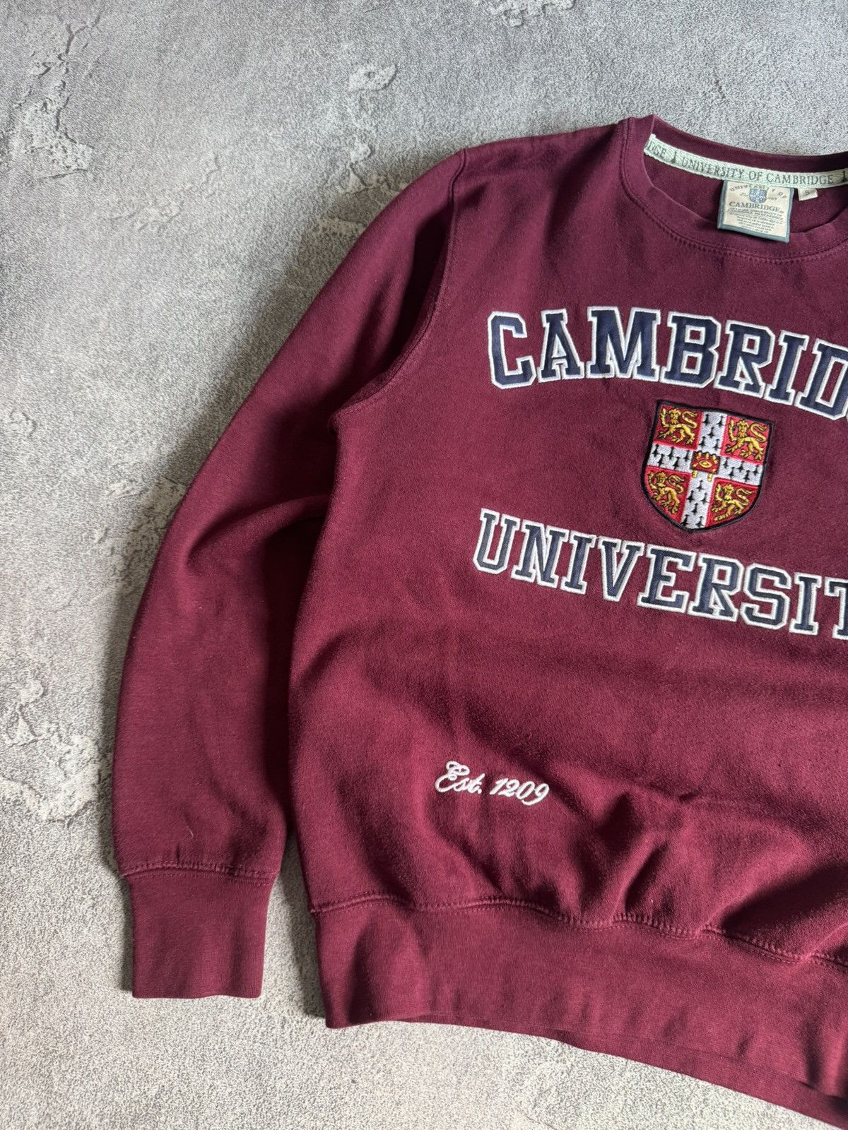 Vintage University of Cambridge S sweatshirt jumper pullover 90s Size US S / EU 44-46 / 1 - 11 Thumbnail