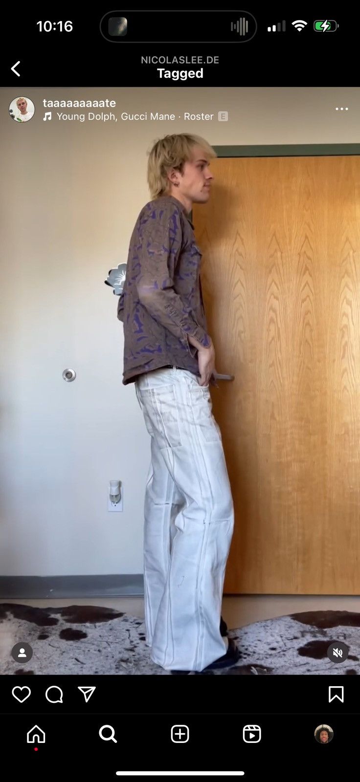 Acne Studios Wide leg pants Size US 30 / EU 46 - 3 Thumbnail