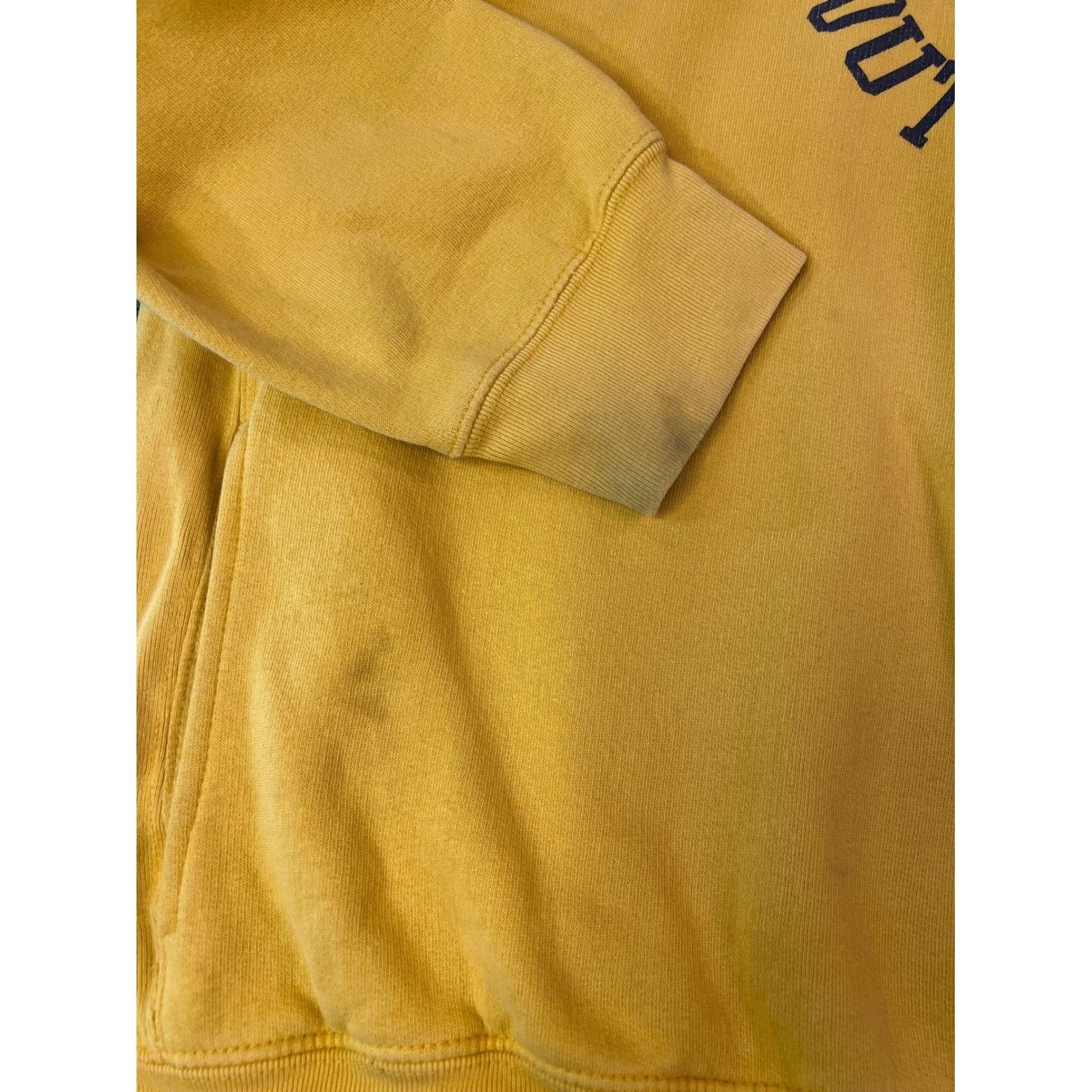 American Eagle Outfitters American Eagle Outfitters Mens XL Yellow Hoodie Sweatshirt Size US XL / EU 56 / 4 - 3 Thumbnail