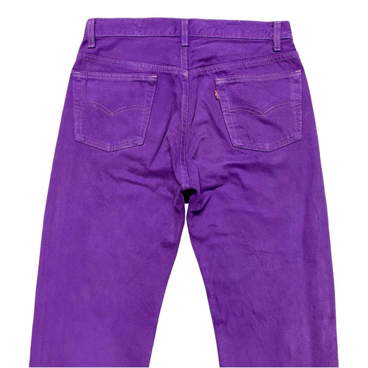 Levi's Vintage 90s Levis 501 Purple Denim Jeans Size US 29 - 9 Thumbnail