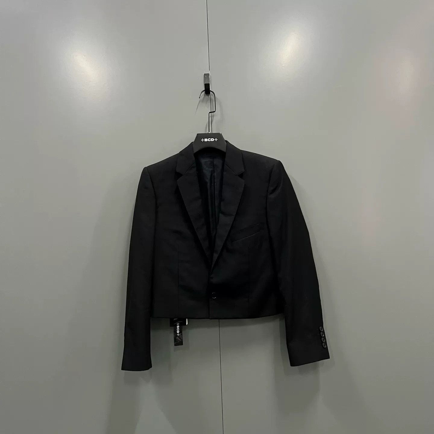 Celine Celine Black Lapel Short Blazer Size S / US 4 / IT 40 - 1 Thumbnail