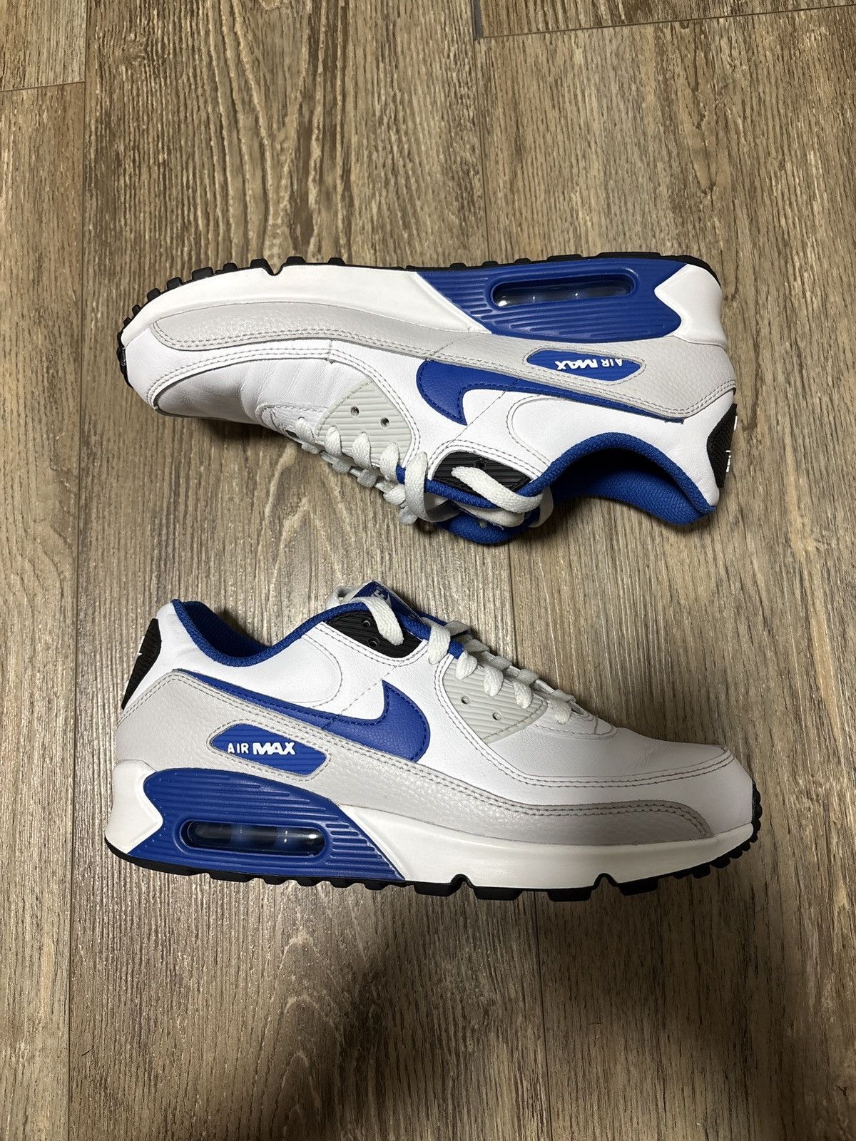 Nike Air Max 90 White Game Royal Size US 8.5 / EU 41-42 - 2 Thumbnail