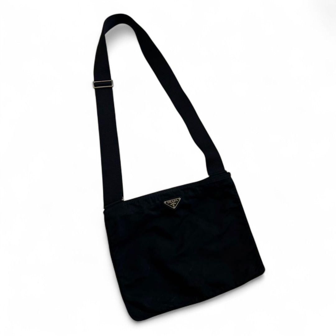 Prada Prada - Sacoche Nylon Black Shoulder Bag Crossbody Triangle Size ONE SIZE - 4 Thumbnail
