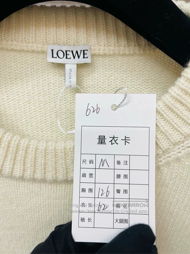 Loewe Loewe Ivory and Red Ball Cashmere Sweater Size M / US 6-8 / IT 42-44 - 2 Thumbnail