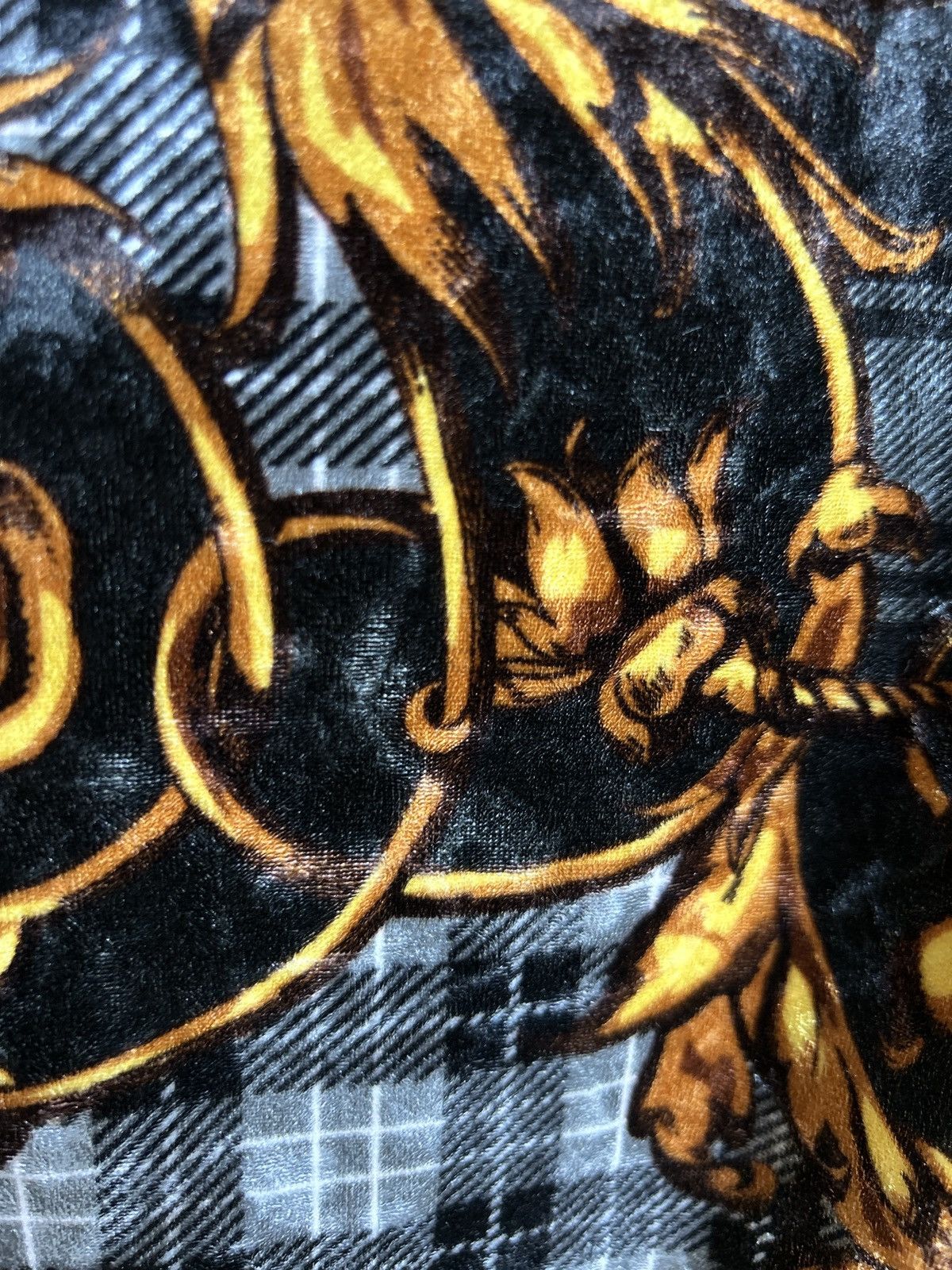 Versace Jeans Couture Versace Jeans Couture Barocco Print Velour Body Size L / US 10 / IT 46 - 9 Thumbnail