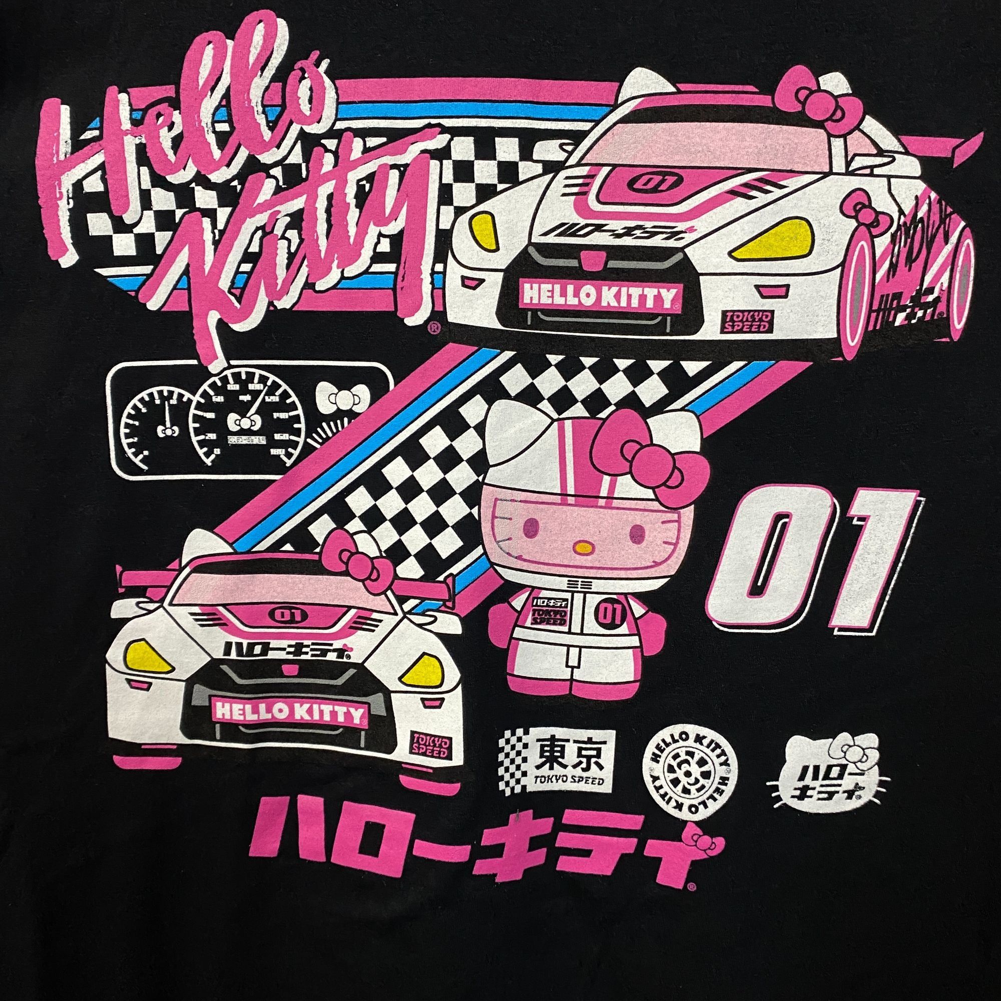 Other Sanrio Hello Kitty Racing Tokyo Speed Cute Graphic T-Shirt 2 Size US XXL / EU 58 / 5 - 2 Thumbnail