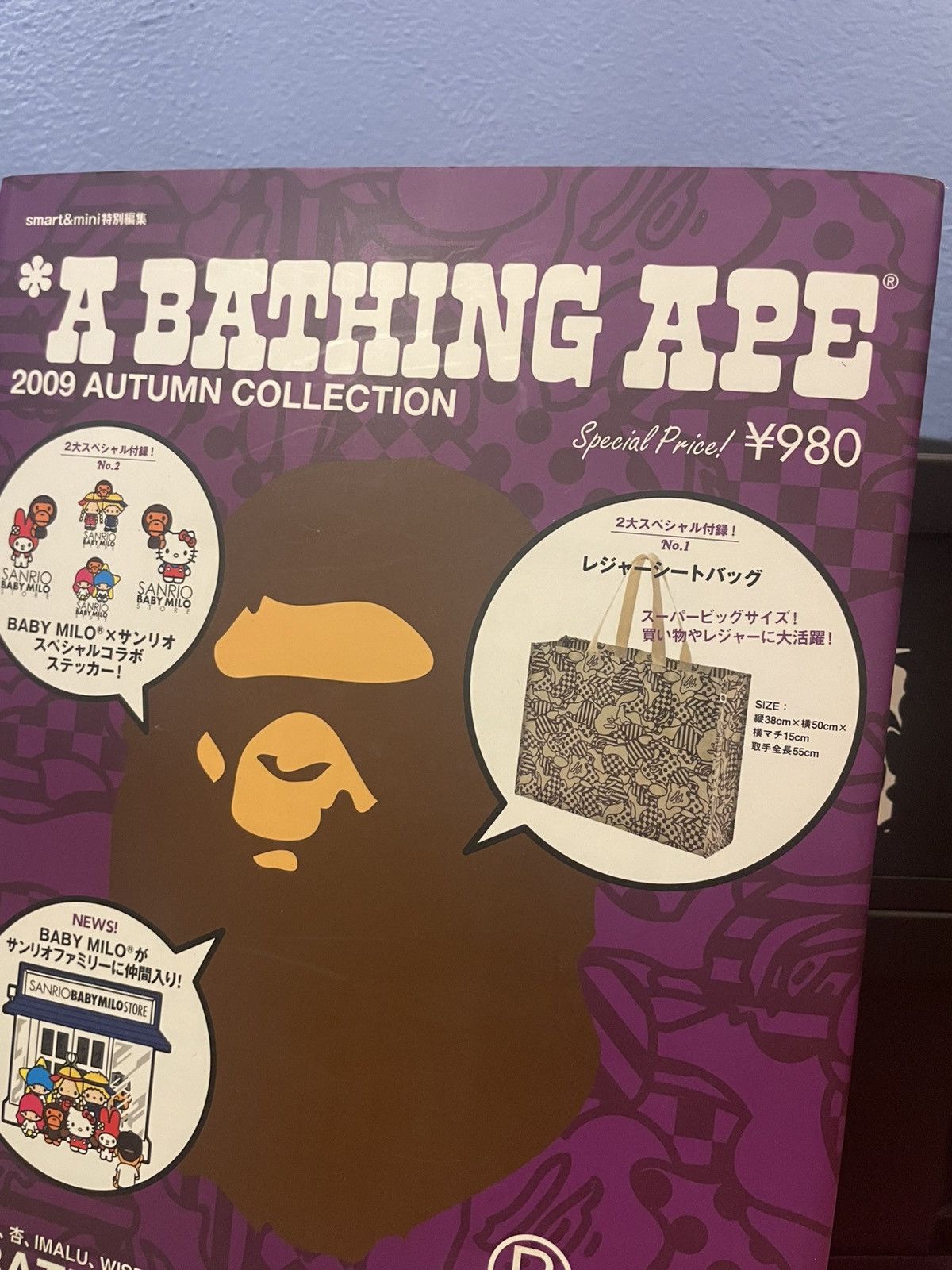 Bape 2009 Bape bag + magazine Size ONE SIZE - 2 Thumbnail
