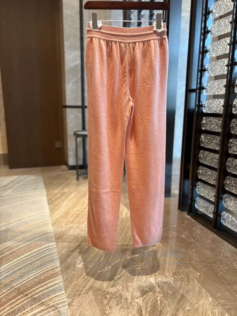 Loro Piana Loro Piana Cashmere Pants, Light Pink Size 26" / US 2 / IT 38 - 2 Thumbnail