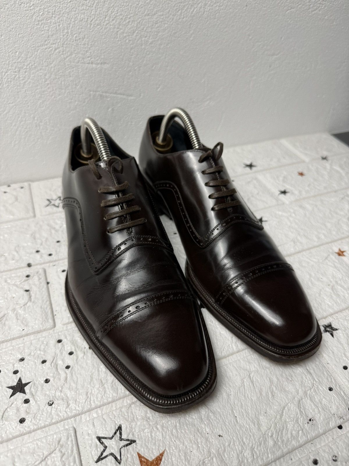 Dolce & Gabbana DOLCE & GABBANA oxford US7.5 UK6.5 EUR41 Leather Brown Size US 7.5 / EU 40-41 - 2 Thumbnail