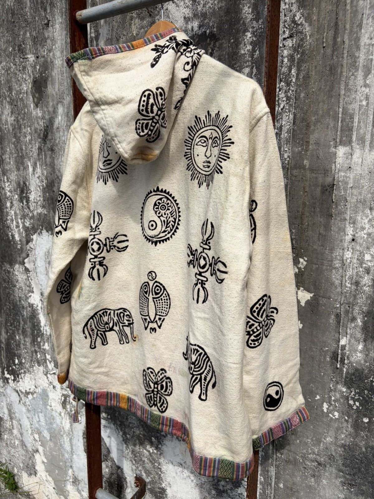Kapital Nepalese Vintage Handmade Hoodie Jacket Size US XL / EU 56 / 4 - 7 Thumbnail