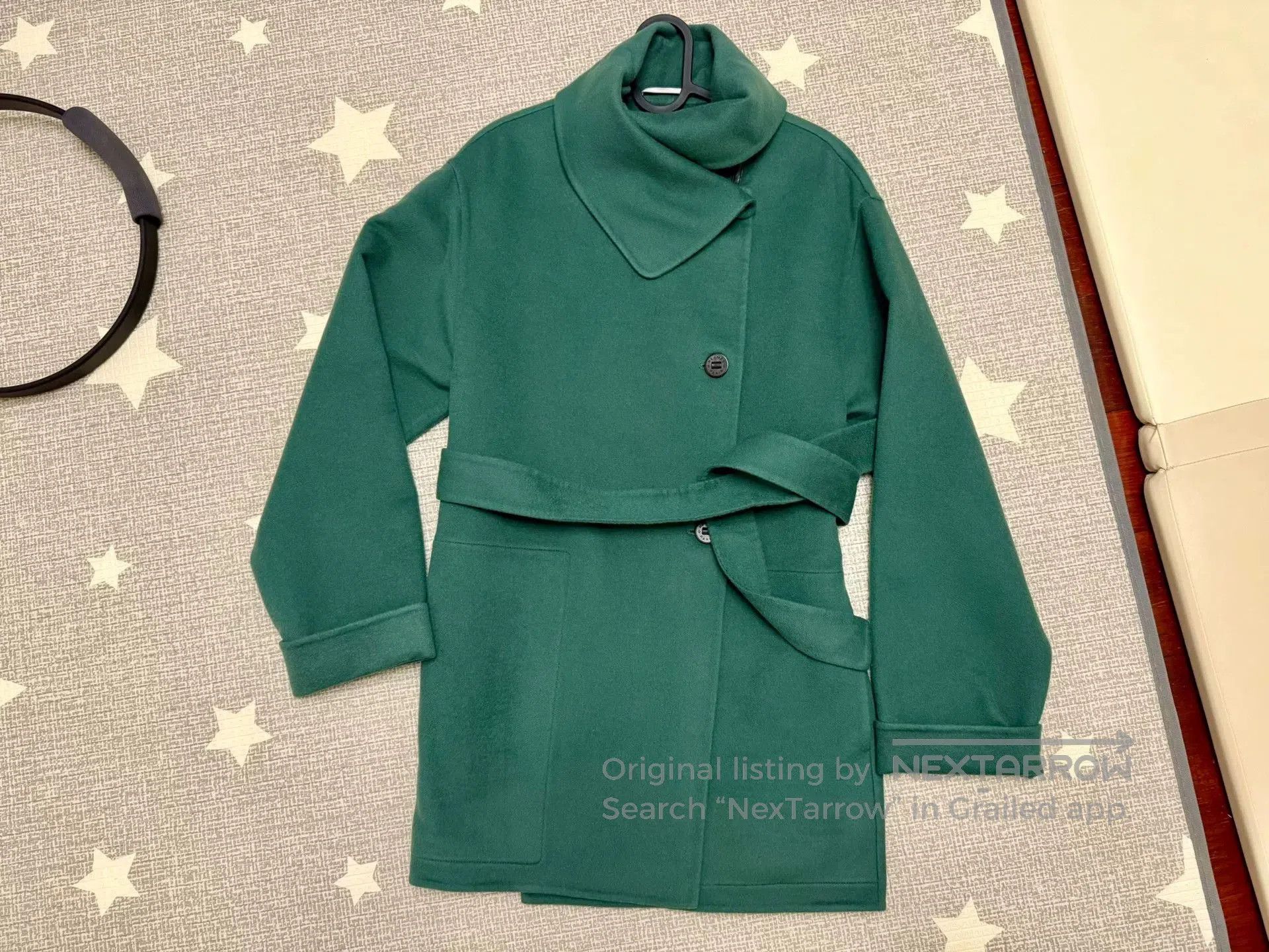 Hermes Hermes Green 100% Cashmere Coat Size 36. Size US S / EU 44-46 / 1 - 1 Thumbnail