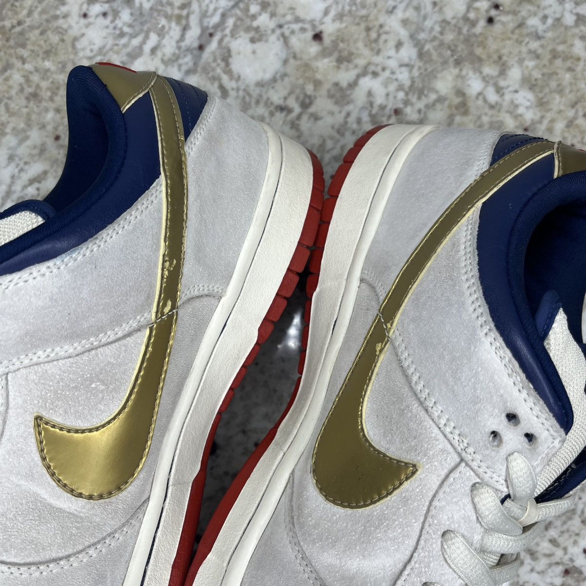Nike Size 12 -Nike SB Dunk Low Old Spice (2007) Very Clean W/Box Size US 12 / EU 45 - 22 Thumbnail