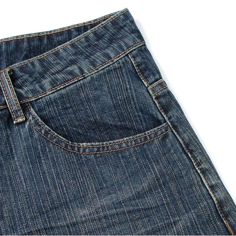 Jean Baggy Washed Denim Shorts Men Loose Fit Summer Size US 34 / EU 50 - 4 Thumbnail