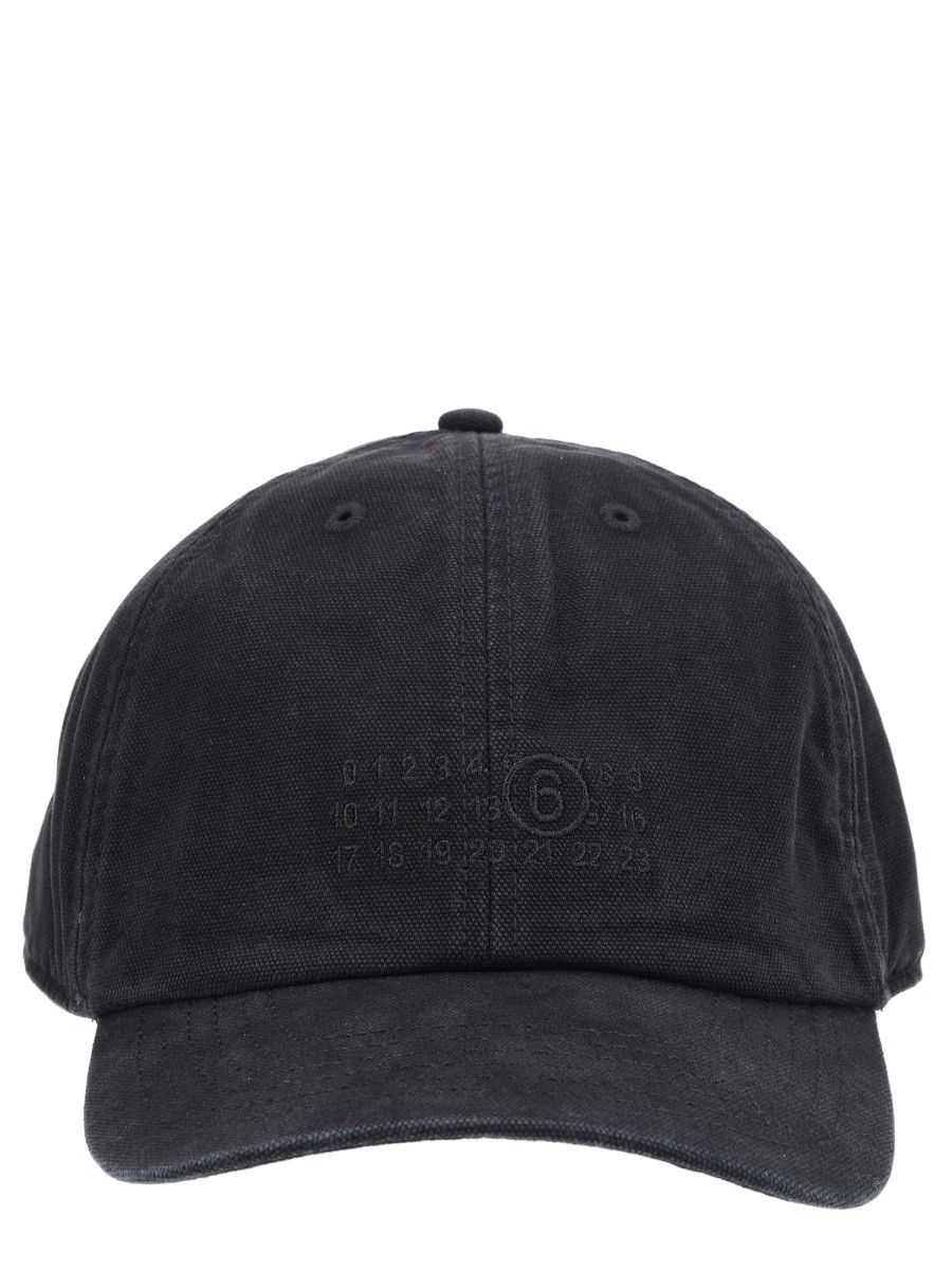 MM6 MM6 BASEBALL HAT WITH LOGO - CHARCOAL Size ONE SIZE - 1 Thumbnail