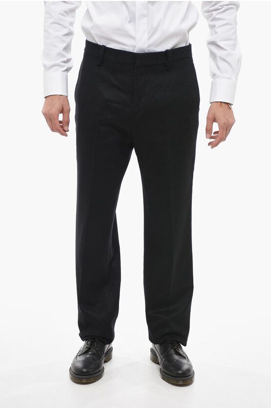 image of Off White Seasonal Pure Cashmere Tags Chinos Pants in Black, Men's (Size 33)