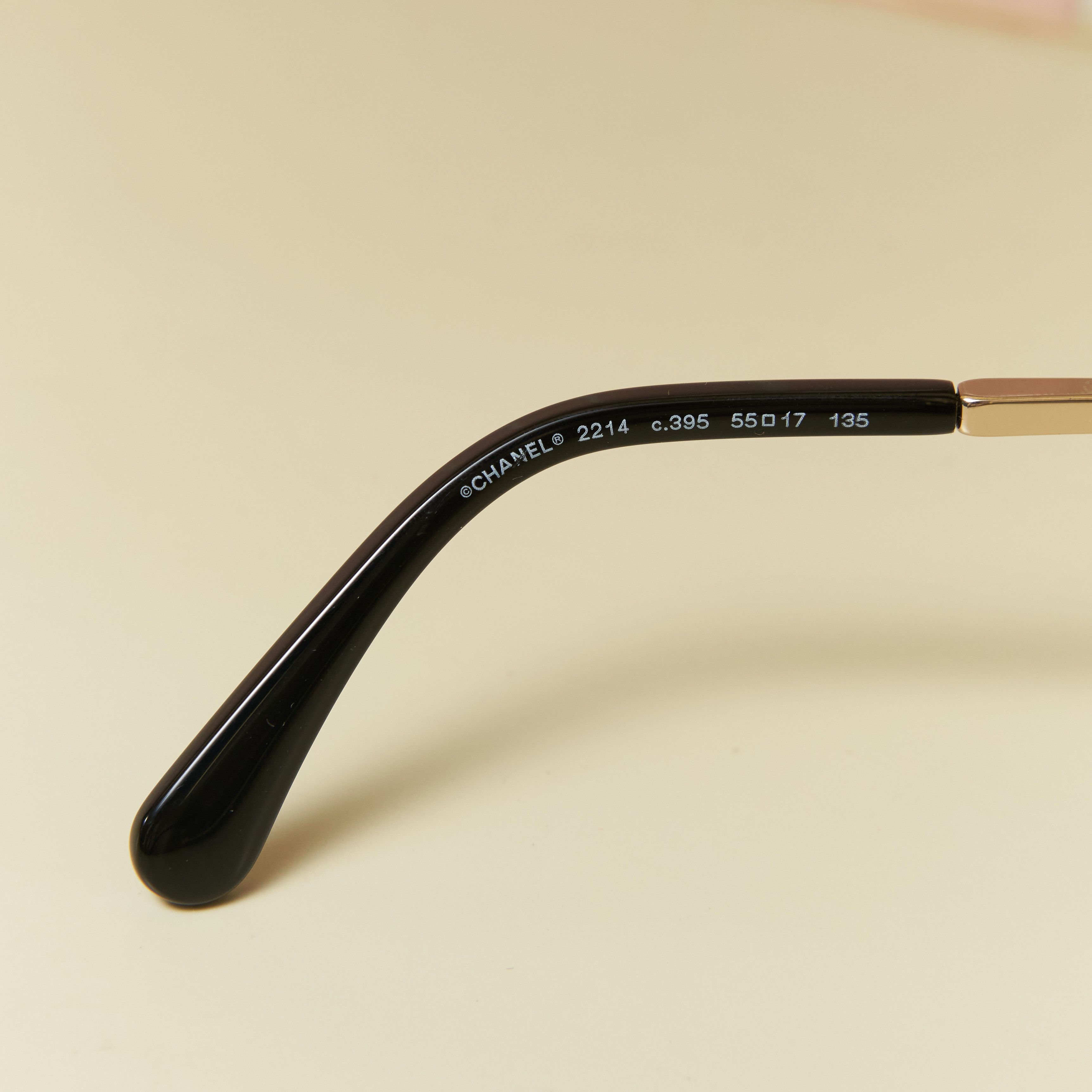 Chanel CHANEL 0CH2214 C395 Glasses GOLD Size ONE SIZE - 4 Thumbnail