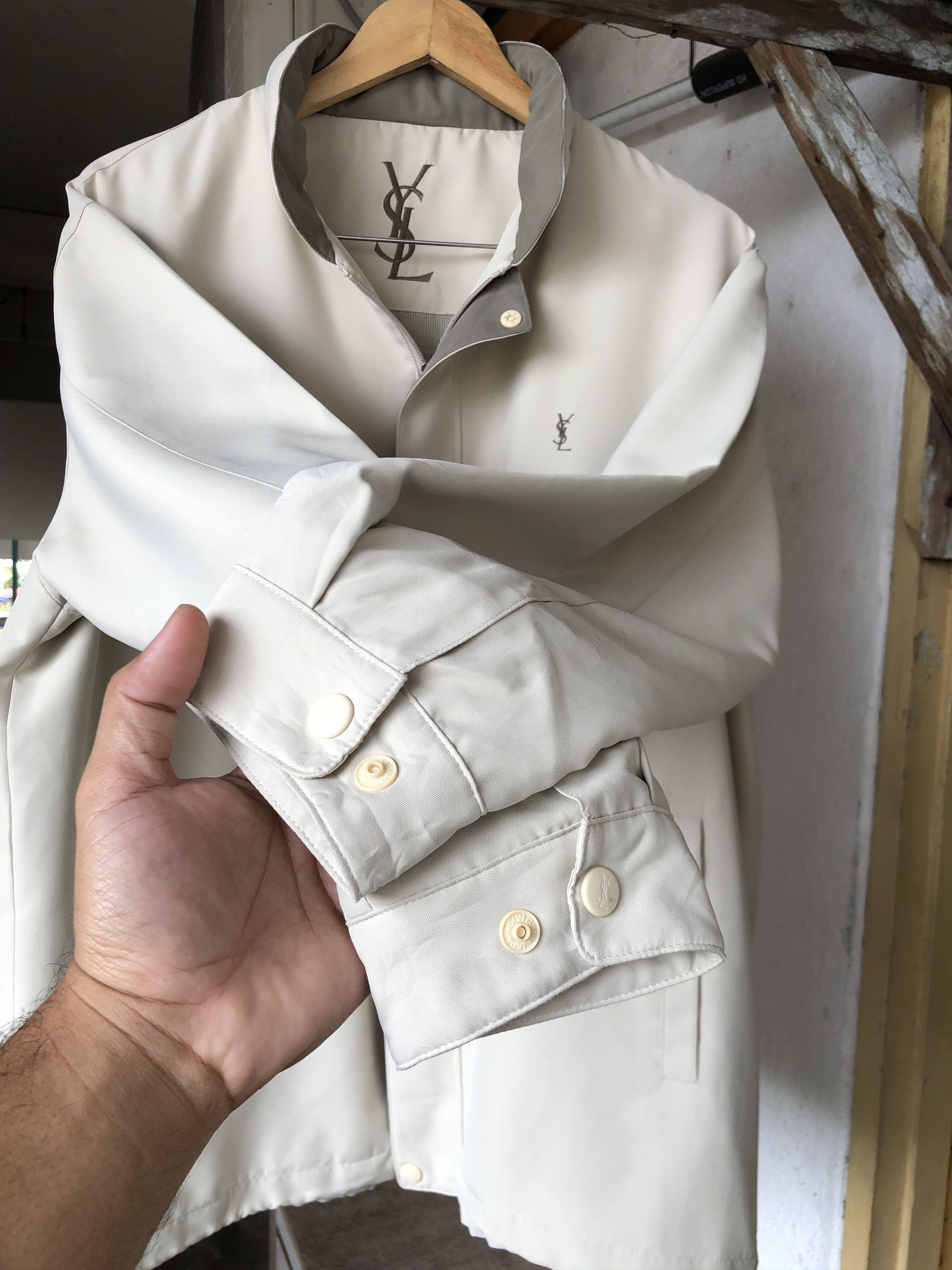 Yves Saint Laurent Nice🔥 Yves Saint Laurent Pour Homme Light Jacket Size US XL / EU 56 / 4 - 20 Thumbnail