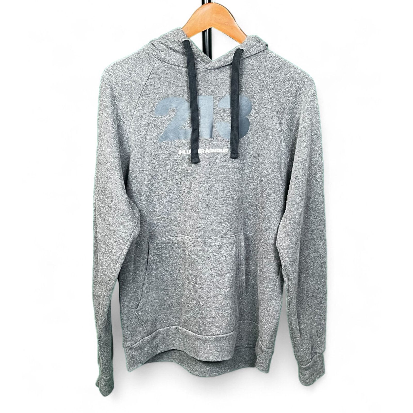 Under Armour Under Armour 213 Men's Medium Loose Fit Heatgear Gray Hoodie Size US M / EU 48-50 / 2 - 6 Thumbnail