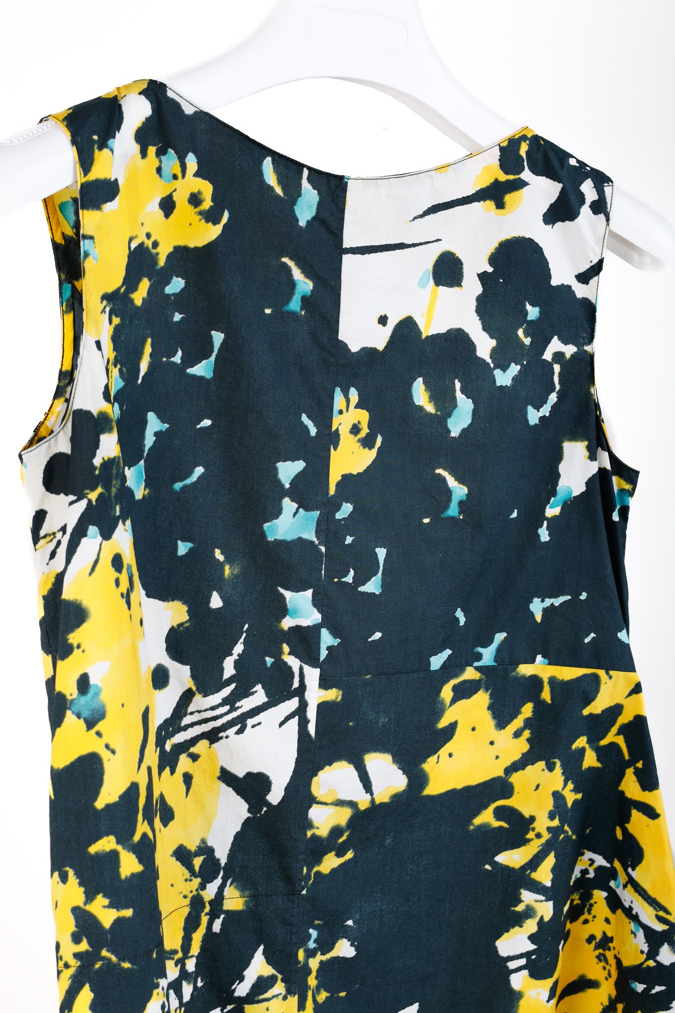 Marni Marni Abstract Yellow Flowers Sleeveless Blouse Size S / US 4 / IT 40 - 3 Thumbnail