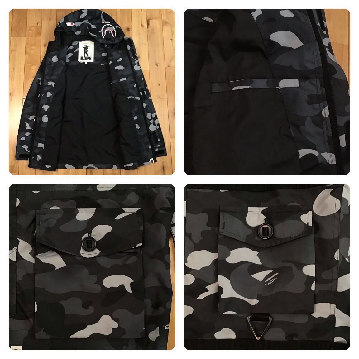 Bape BAPE GRADATION CAMO SHARK HOODIE MASK JACKET a bathing ape Size US M / EU 48-50 / 2 - 8 Thumbnail