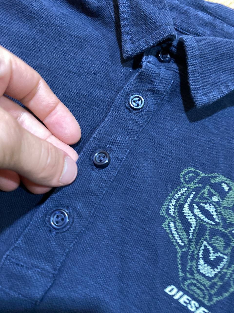 Diesel Diesel Dark Blue Classic Polo Shirt streetwear Size US XL / EU 56 / 4 - 12 Thumbnail