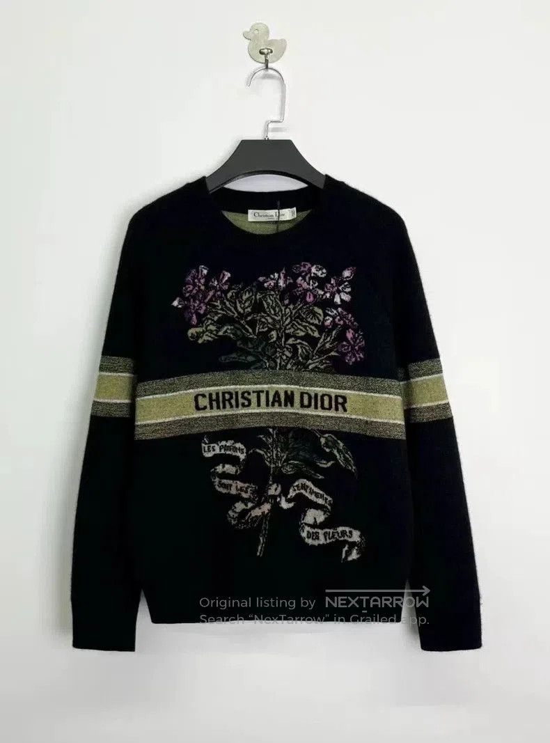 Dior Dior Floral Logo Cashmere Sweater. Size US XS / EU 42 / 0 - 1 Thumbnail