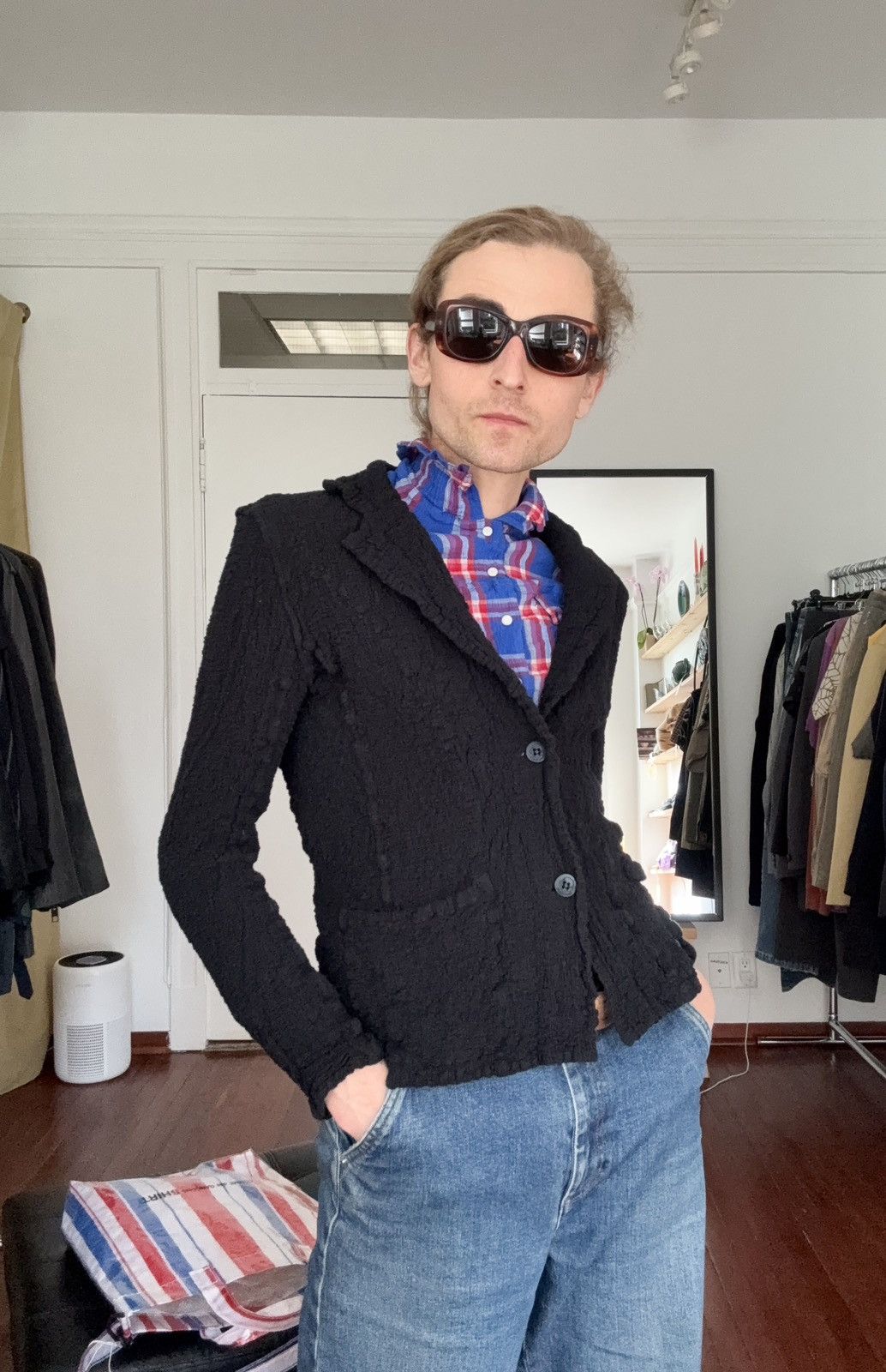 Issey Miyake ME Issey Miyake Cauliflower Lightweight Jacket Size US S / EU 44-46 / 1 - 3 Thumbnail