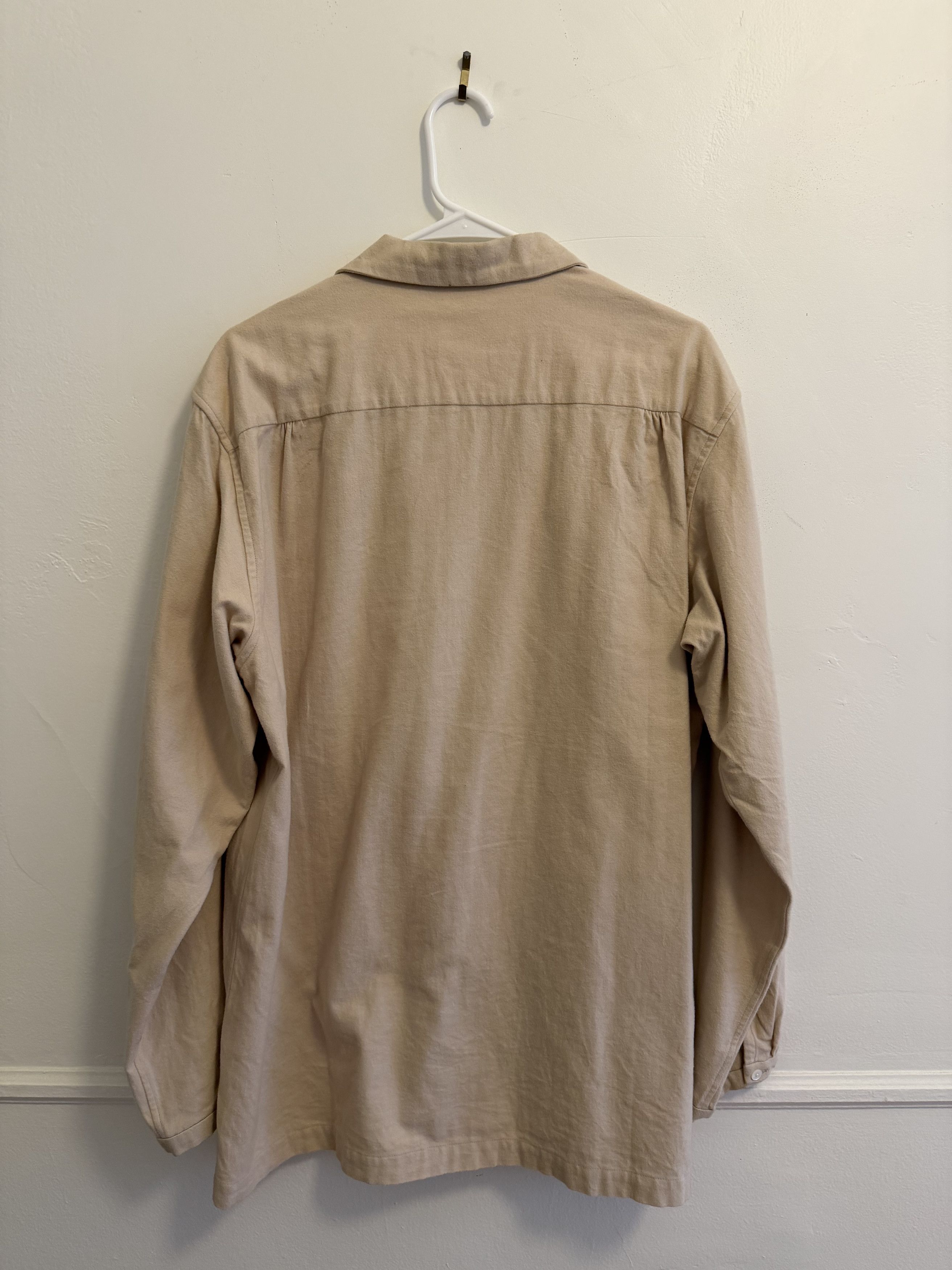 Snow Peak Snow Peak Organic Cotton Suede Ecru Button Up, Size L Size US L / EU 52-54 / 3 - 2 Thumbnail