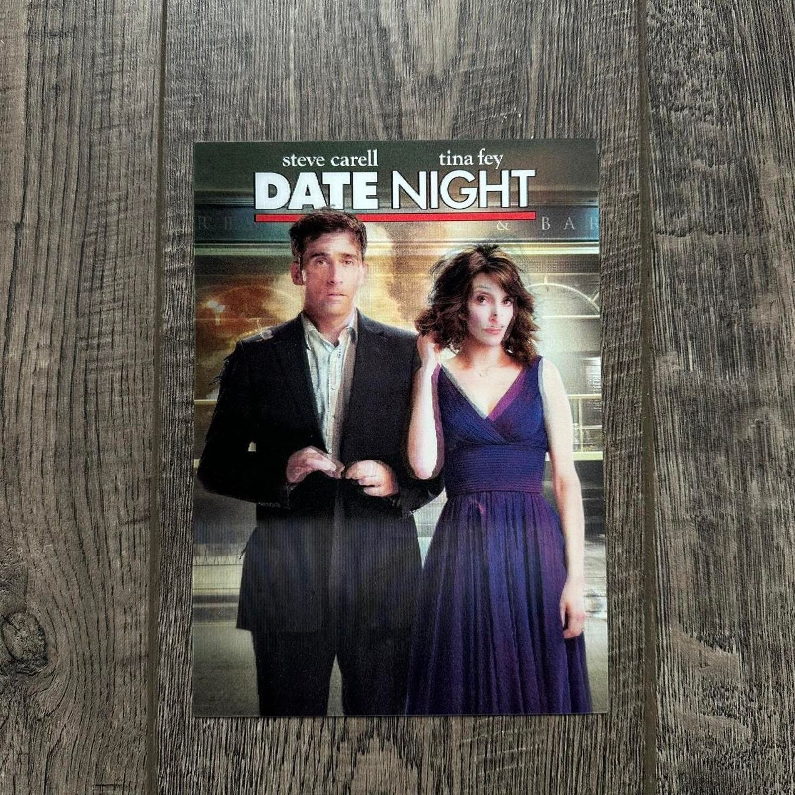 Vintage Vintage Date Night Comedy Movie Holographic Movie Poster Size ONE SIZE - 4 Thumbnail