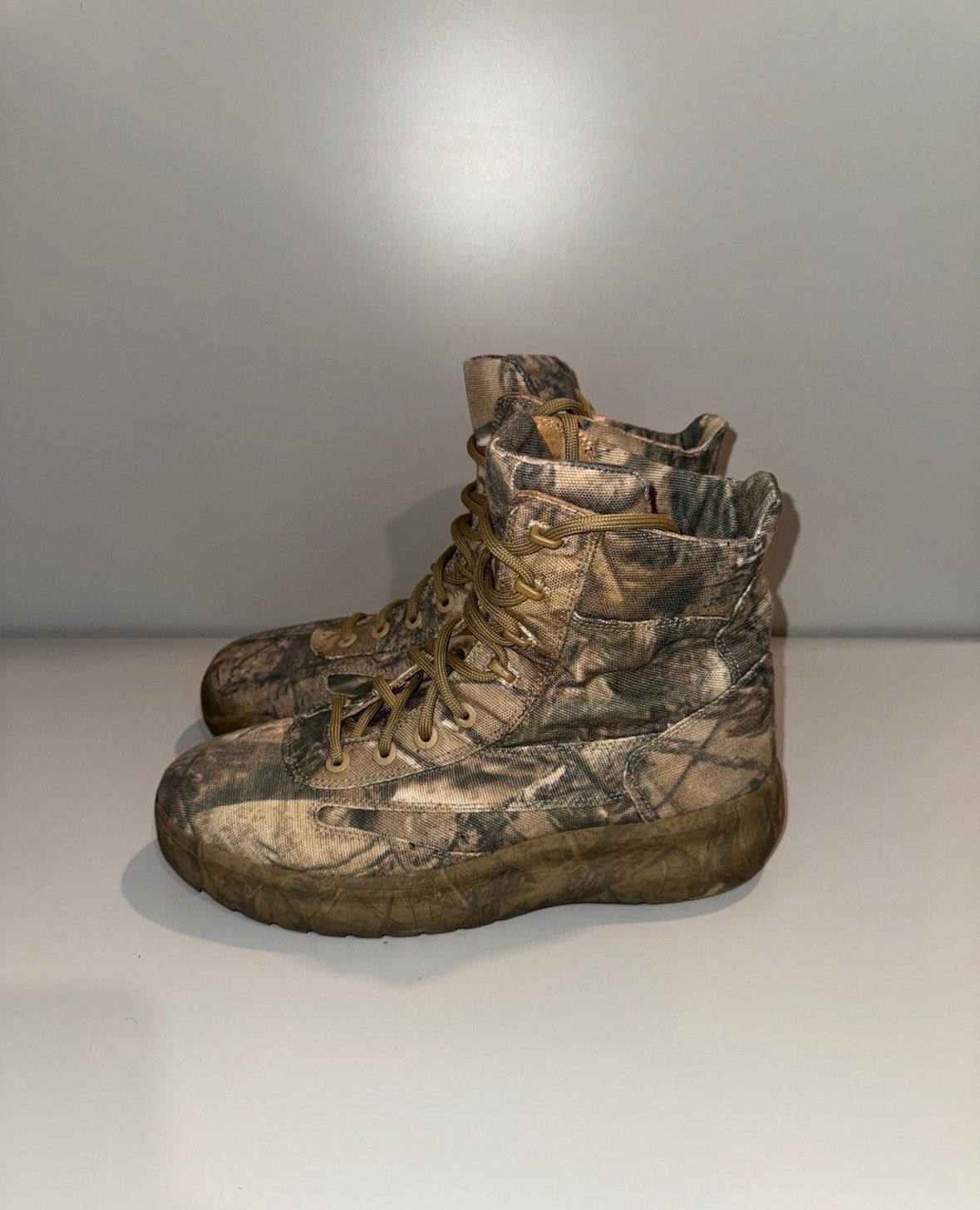 Yeezy season 5 camouflage boots