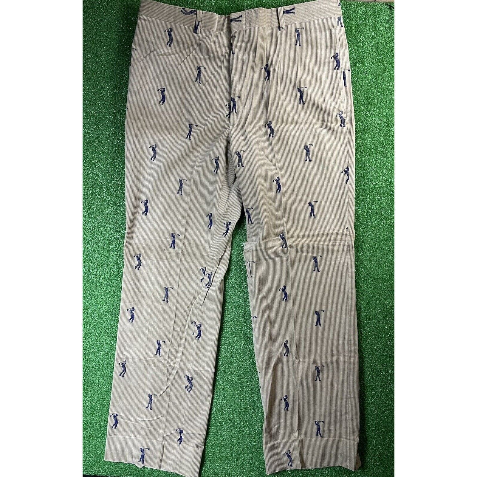 Vintage Vintage 70s Murrays Golf Embroidered Corduroy 38 Pants USA Size US 38 / EU 54 - 2 Thumbnail