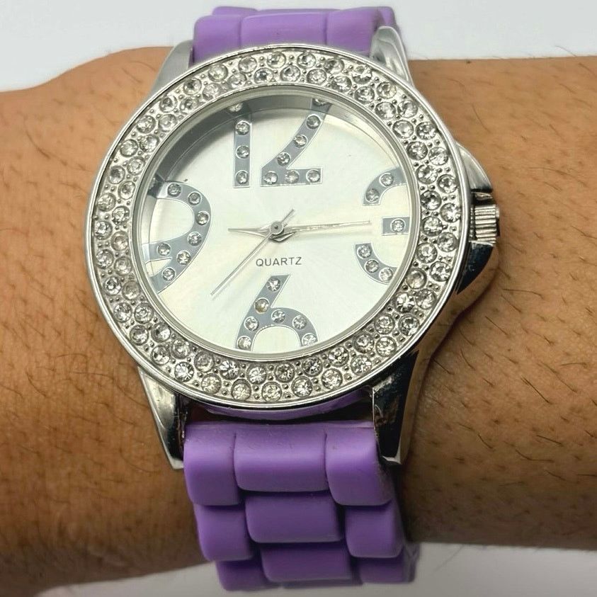 Other Purple & Silver Men’s Watch Size ONE SIZE - 1 Thumbnail