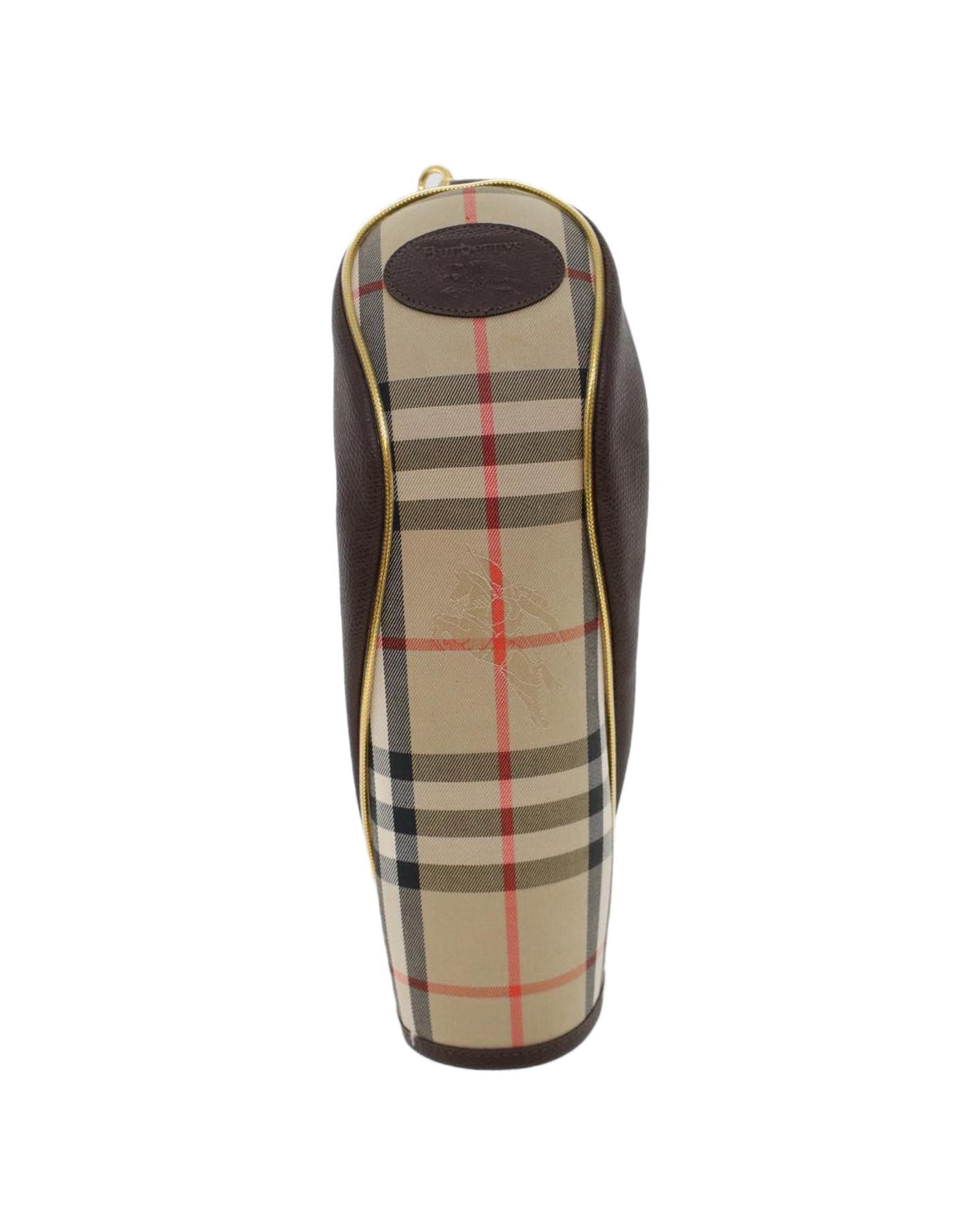 image of Burberry Beige Nylon Club Case - Practical And Stylish Accessory, Women's