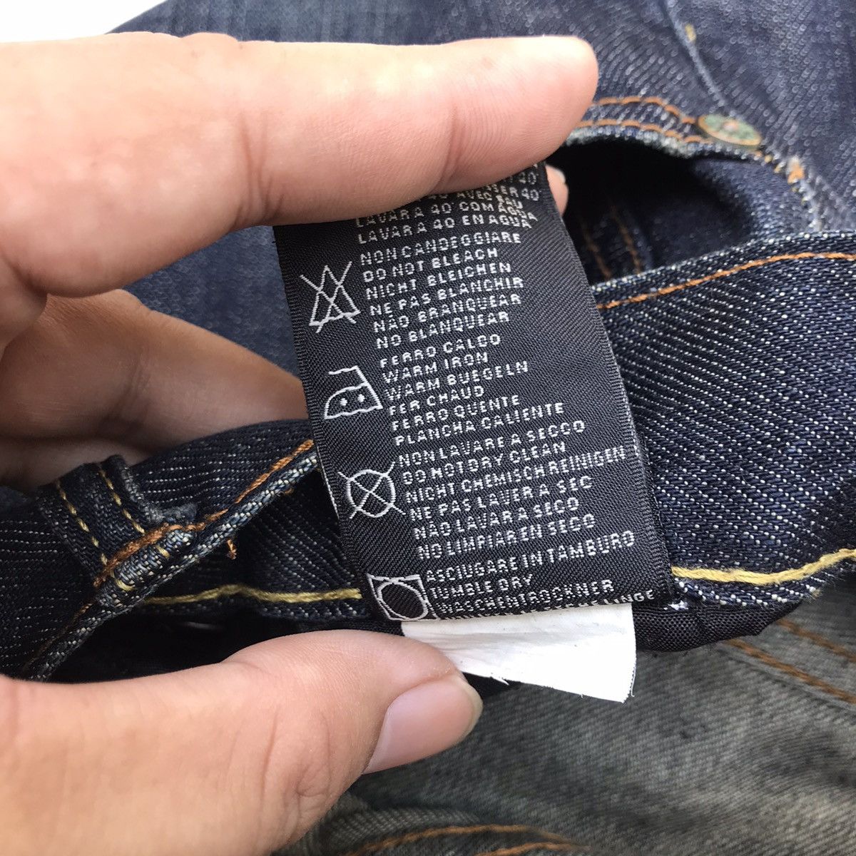 Massimo Osti × Stone Island Vintage Stone Island Denim jeans five pocket STONE ISLAND Size US 30 / EU 46 - 12 Thumbnail