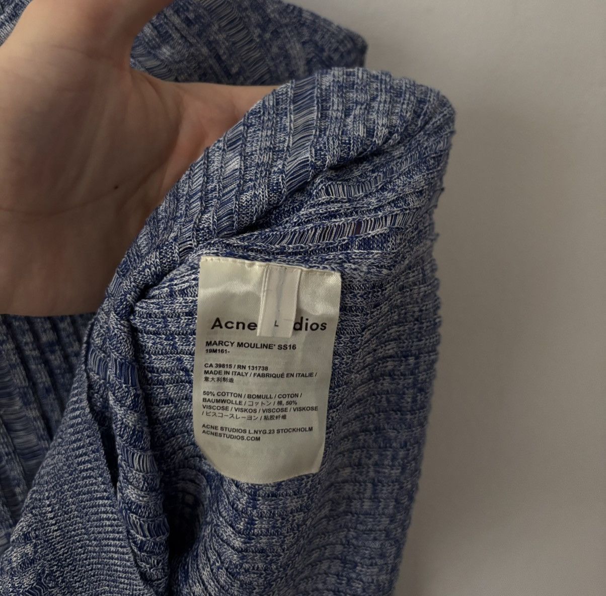 Acne Studios Acne Studios Sweater Marcy Mouline SS16 Long Sleeve Size L / US 10 / IT 46 - 4 Thumbnail