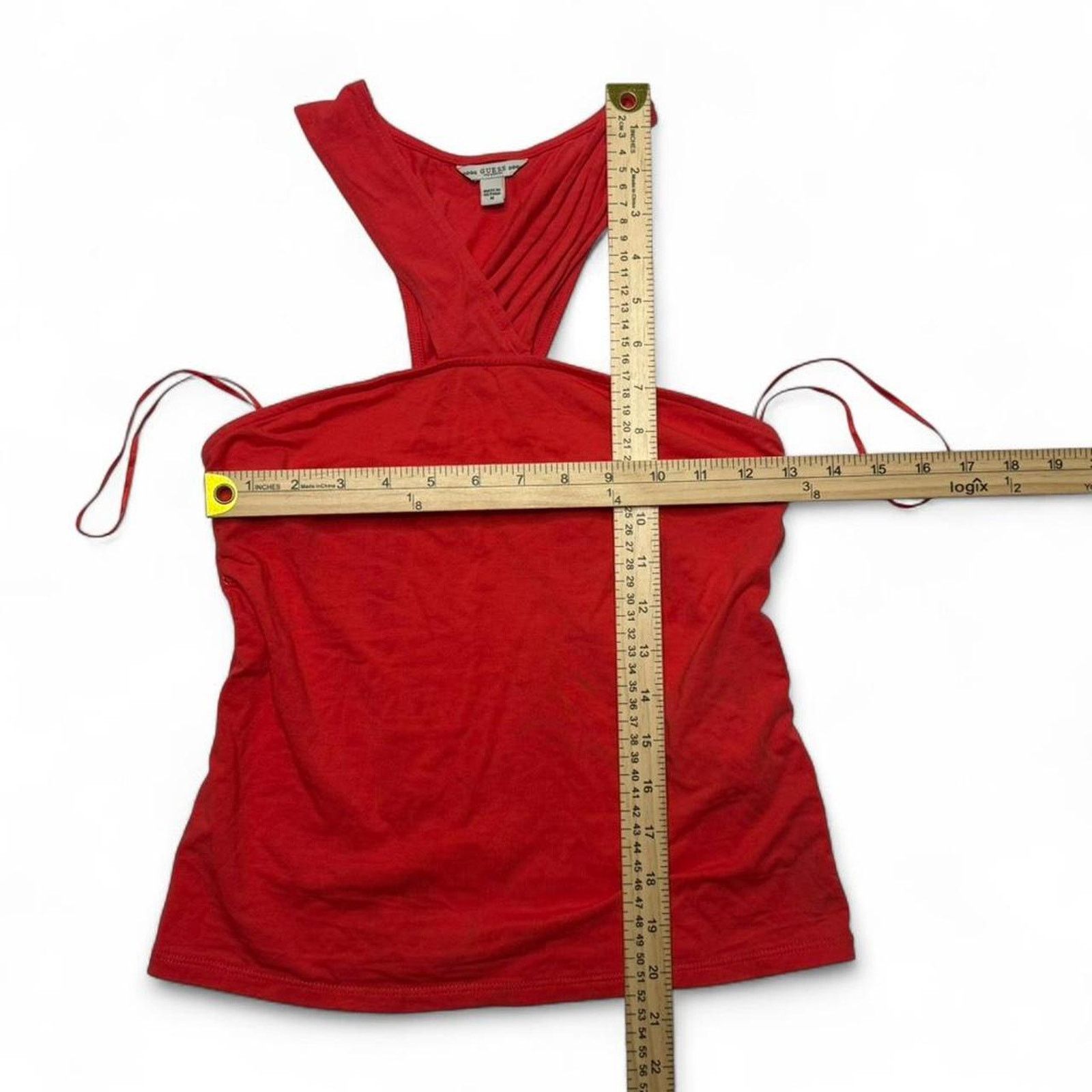 Guess Y2K Guess Vintage 2000s Halter Fitted Going Out Top Size M Size M / US 6-8 / IT 42-44 - 4 Thumbnail