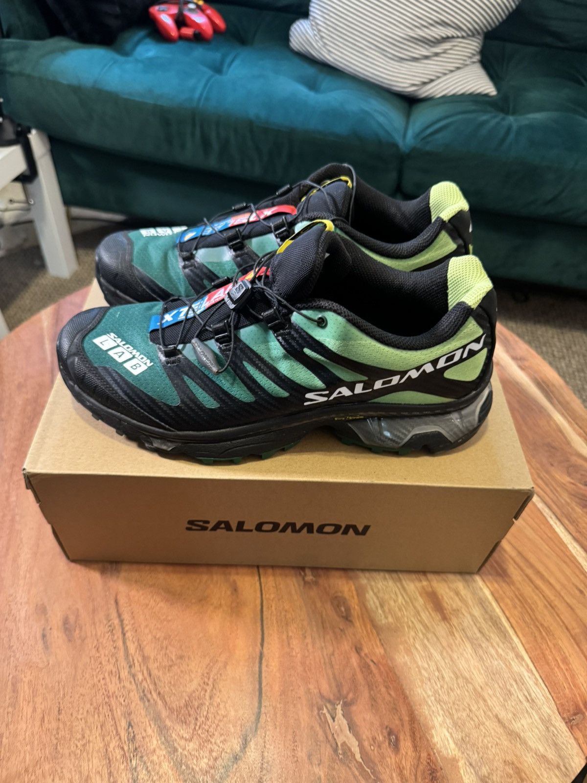 Salomon Salomon XT-4 Eden Bright Lime Green Size US 10.5 / EU 43-44 - 2 Thumbnail