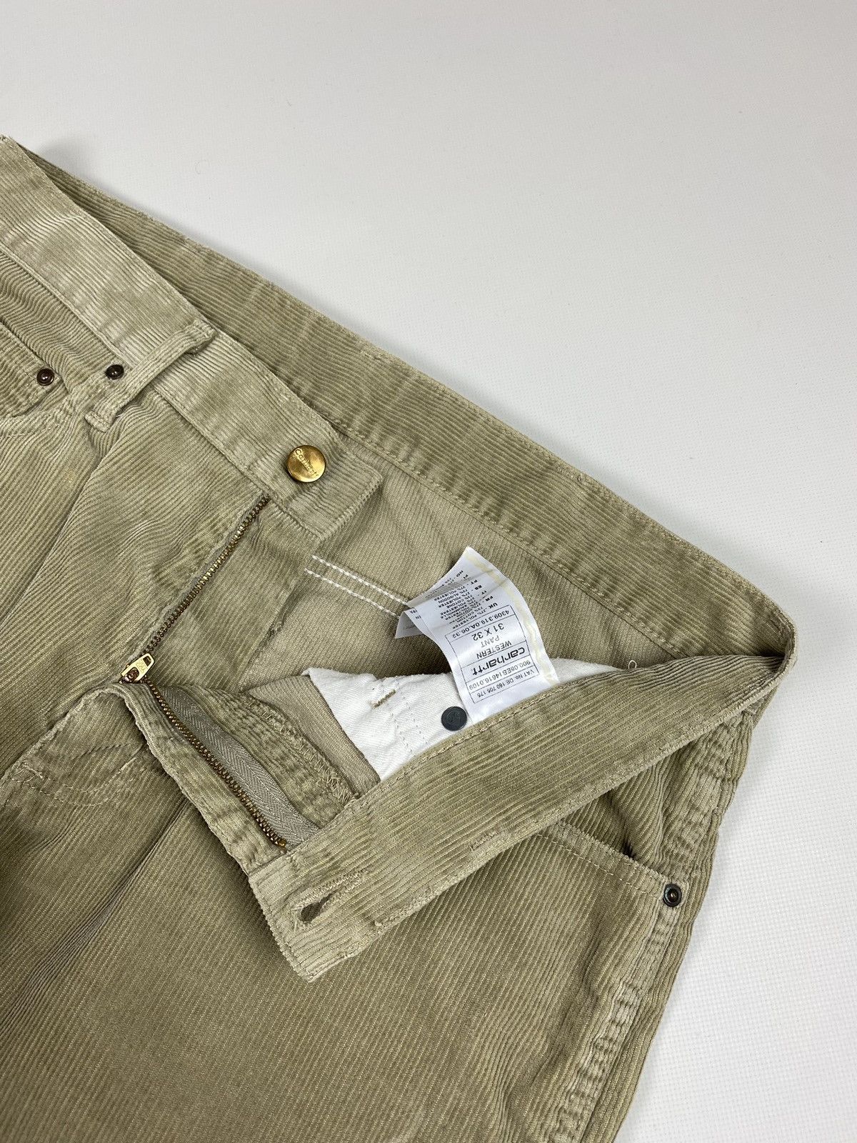Carhartt Carhartt workwear corduroy western chino pants trousers Size US 31 - 10 Thumbnail