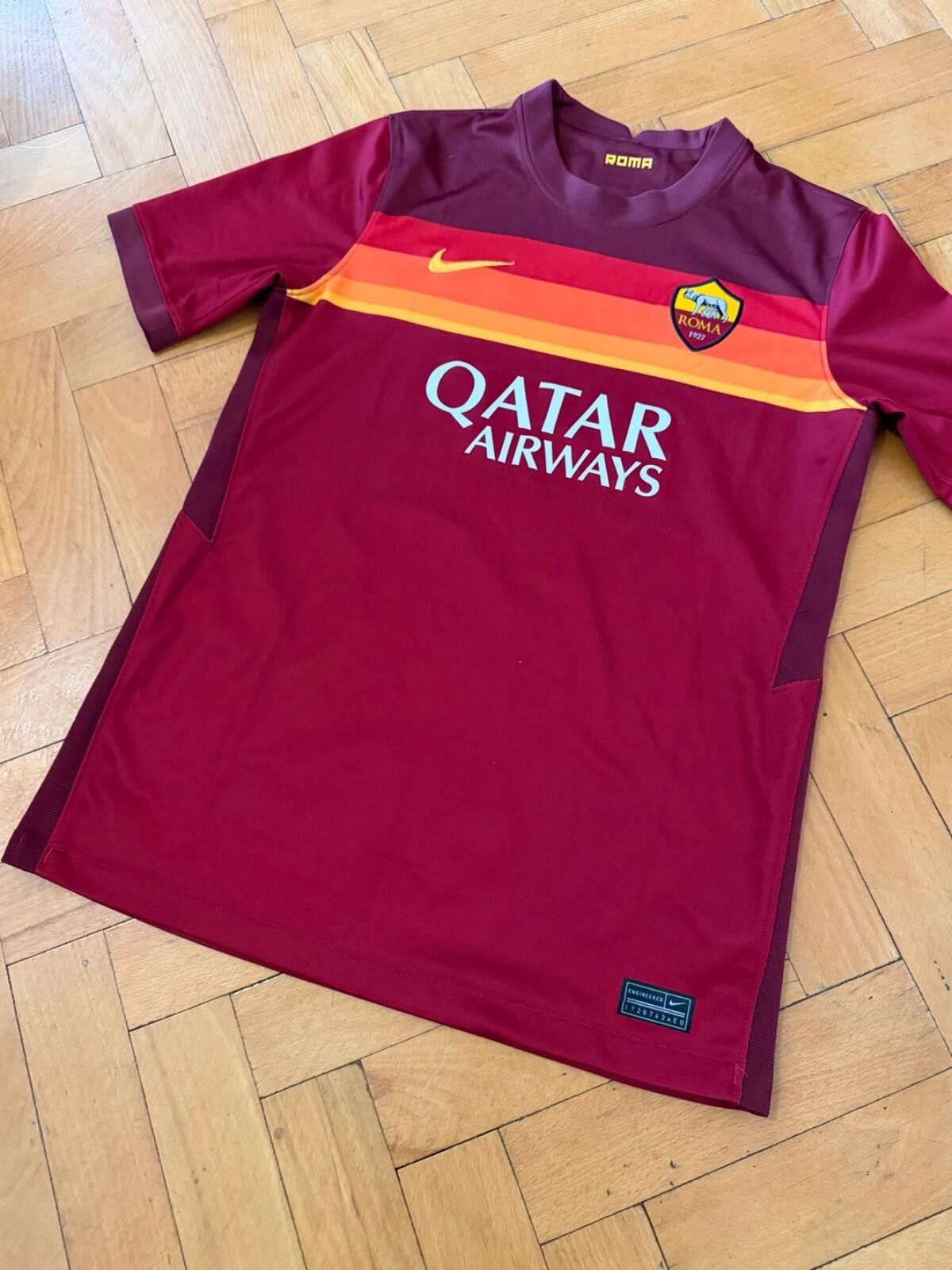 Nike Nike AS Roma 2020/21 Home Football Jersey Sz XL(Boys) Size US XS / EU 42 / 0 - 2 Thumbnail