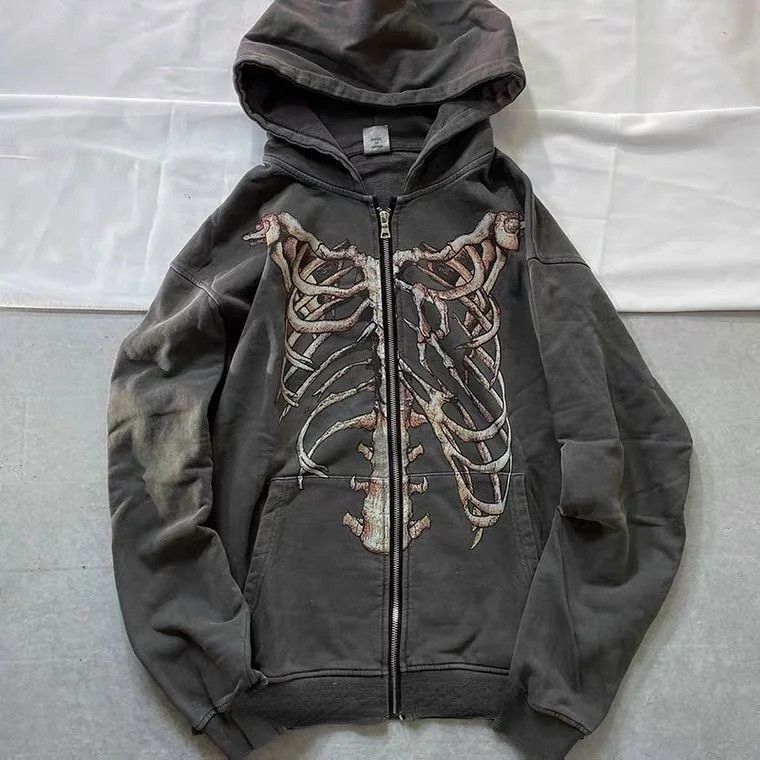 Japanese Brand × Vintage Hoodie Top Y2K Grunch Anime Size US M / EU 48-50 / 2 - 1 Thumbnail