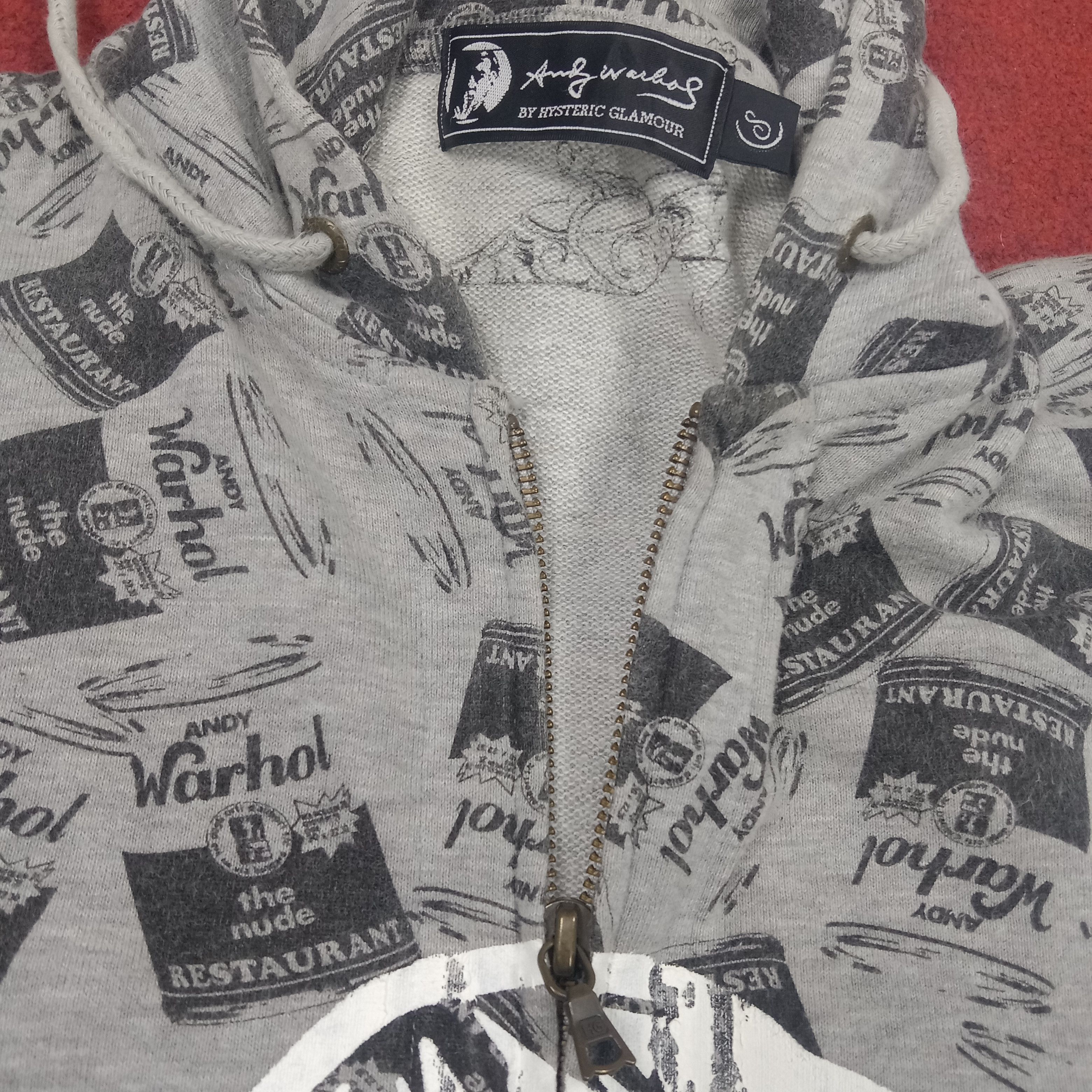 Hysteric Glamour Hysteric Glamour X Andy Warhol Zipper Hoodies Custom Art Size US S / EU 44-46 / 1 - 12 Thumbnail