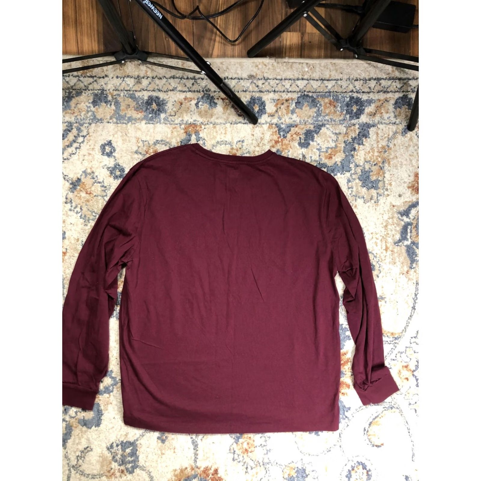 Polo Ralph Lauren Polo Ralph Lauren Shirt Mens XL Red Long Sleeve Pony Logo Tee Slim Fit Tagless Size US XL / EU 56 / 4 - 8 Thumbnail