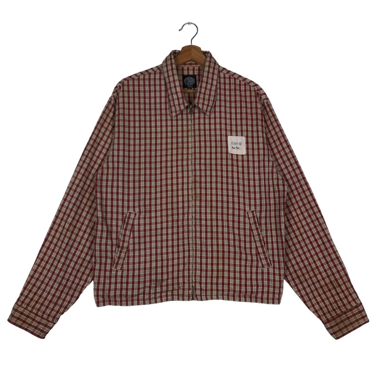 🔥90s Vintage Flannel Jacket Tartan Design Tong Issey Moyake