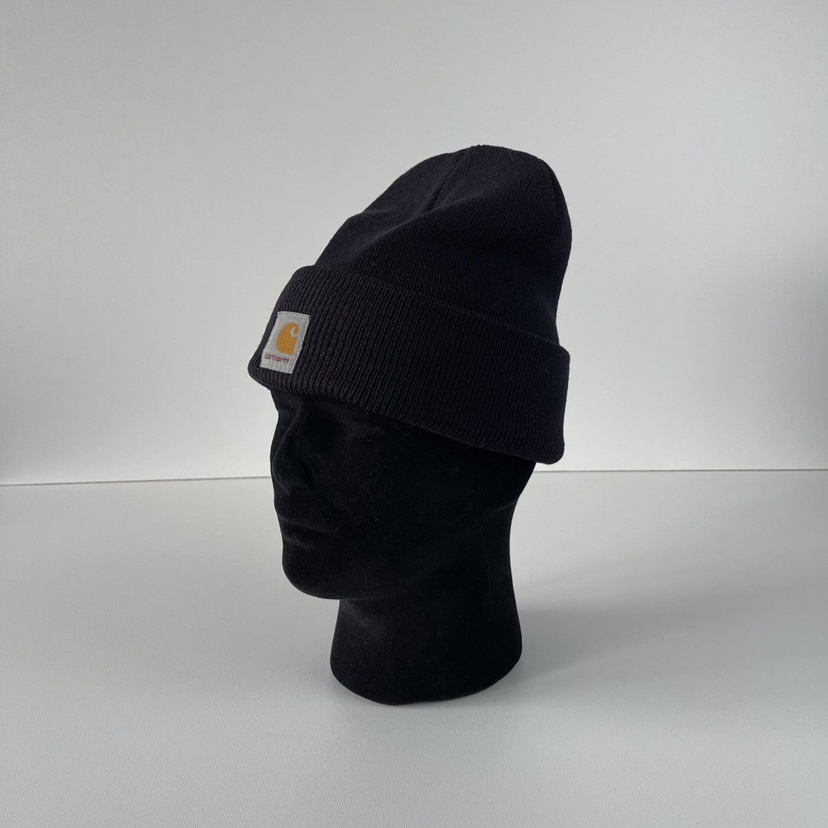 Carhartt Wip Carhartt WIP Acrylic Watch Logo Beanie Hat Black Y2K Size ONE SIZE - 1 Thumbnail